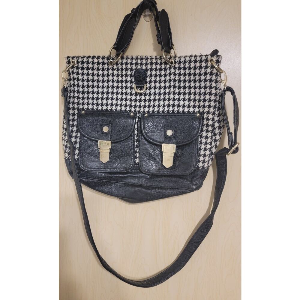 Steve Madden Extra Large Monogram Logo Tote Handbag Crossbody
